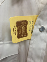 New Men’s H Bar C Tan Simple Short Sleeve Pearl Snap 16 Large O-32