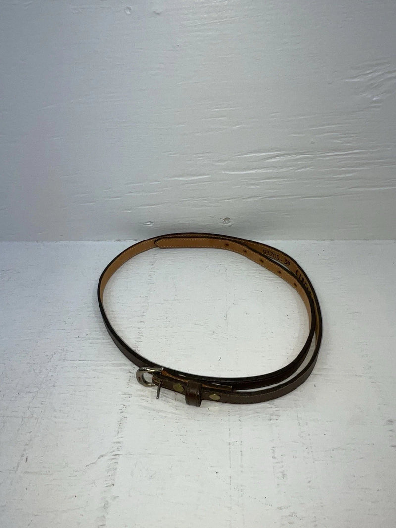 New Brown Genuine Leather Circle Y 34” Belt #9370S JJ-72