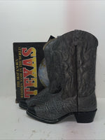 New Men’s Gray Texas Brand Cowboy Boots. 1082 11 E E. 8-50