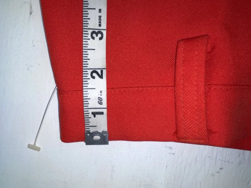 New Vintage Red Quicksilver Polyester Pants #2662 3A-109