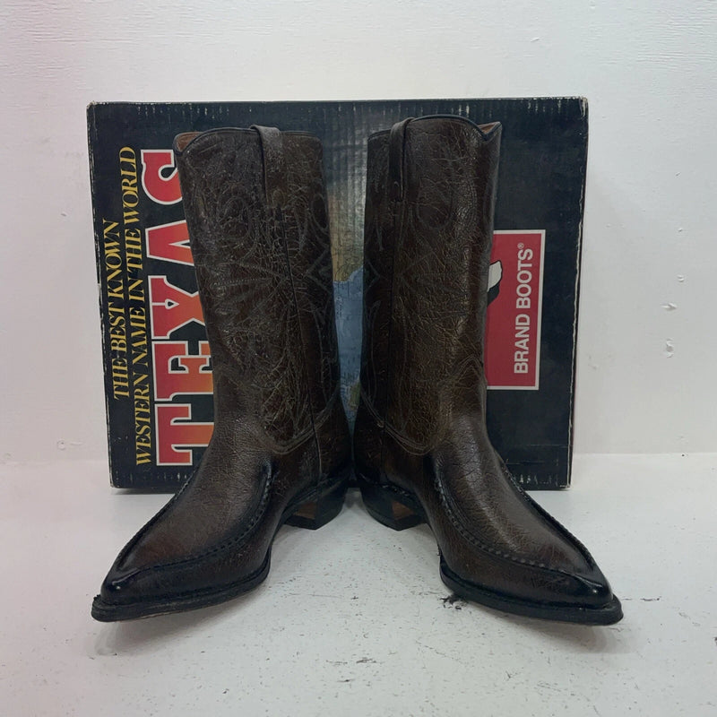 New Women’s Brown Texas Brand Cowboy Boots. 30 9.5 9 1/2 C. 15-158