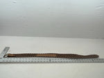 New Brown Genuine Leather Weaved And Tooled 30” Belt #203 JJ-94