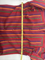 New Women’s H Bar C Red Stripe Long Sleeve Pearl Snap Size 40 KK-93
