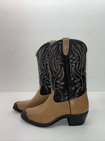 New Men’s Brown Texas Brand Cowboy Boots. 6544 10 D. 7-117