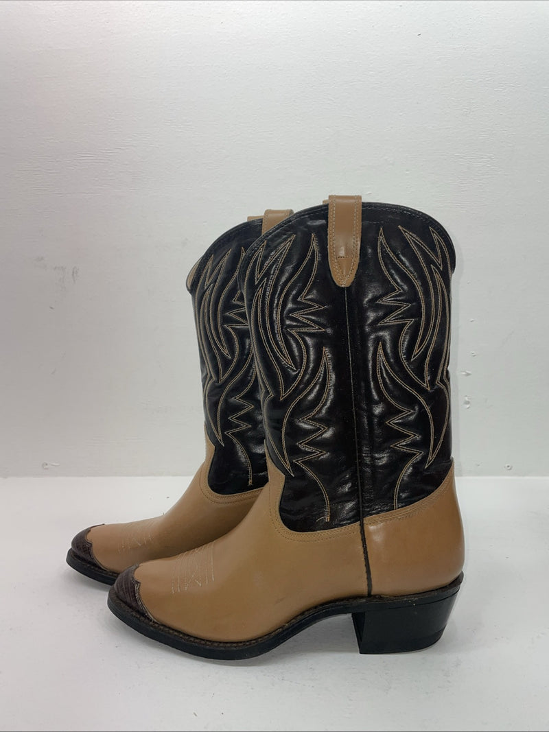 New Men’s Brown Texas Brand Cowboy Boots. 6544 10 D. 7-117