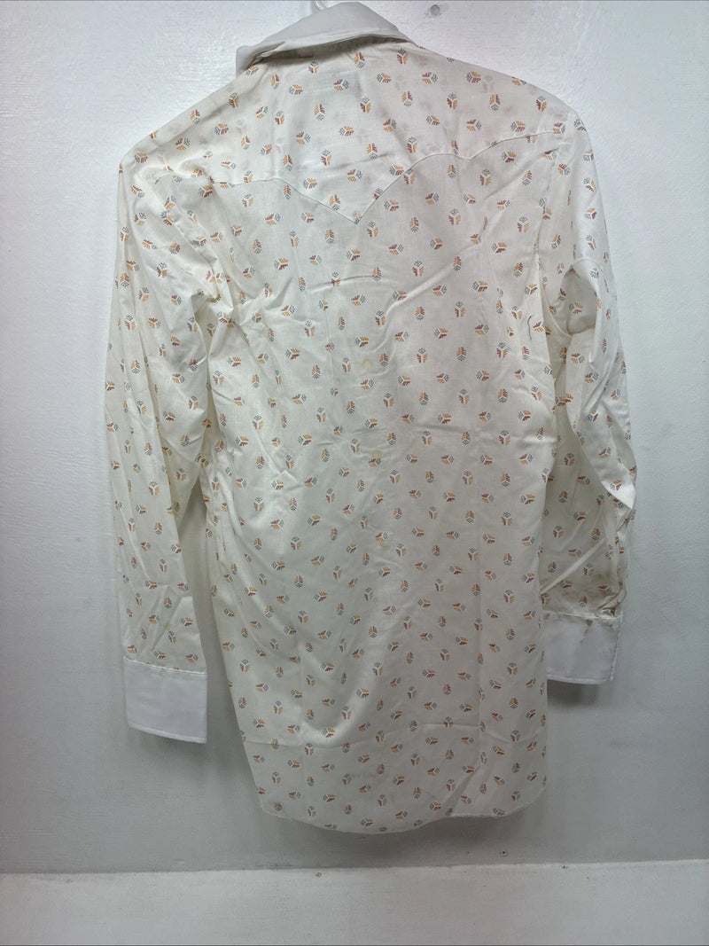 New Women’s Dickson Jenkins Floral Long Sleeve Pearl Snap 15 Large LL-88