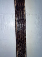 New Brown Genuine Leather Tooled 32” Belt #9120B Z-157