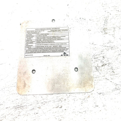 2001 Arctic Cat 500 OEM Air Intake Heat Plate 0406-356 AA36