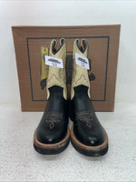 New Youth Black Smoky Mountain Cowboy Boots. 3016 Y 3.5 3 1/2. 22-28