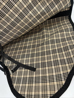 New Brown Plaid Turnout Horse Neck Hood PP-22