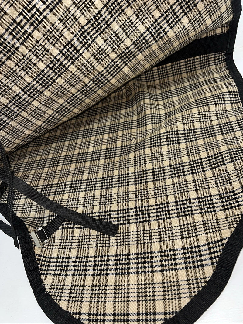 New Brown Plaid Turnout Horse Neck Hood PP-22