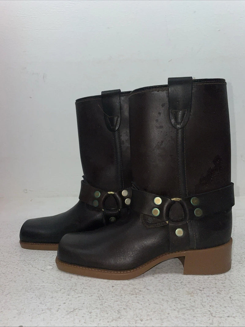 New Kids Brown Rodeo Cowboy Boots. 2344 13 D. 23-52