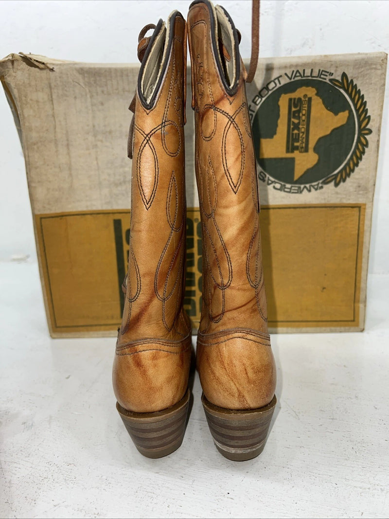 New Women’s Brown Texas Brand Cowboy Boots. L 279 6 M. 20-105
