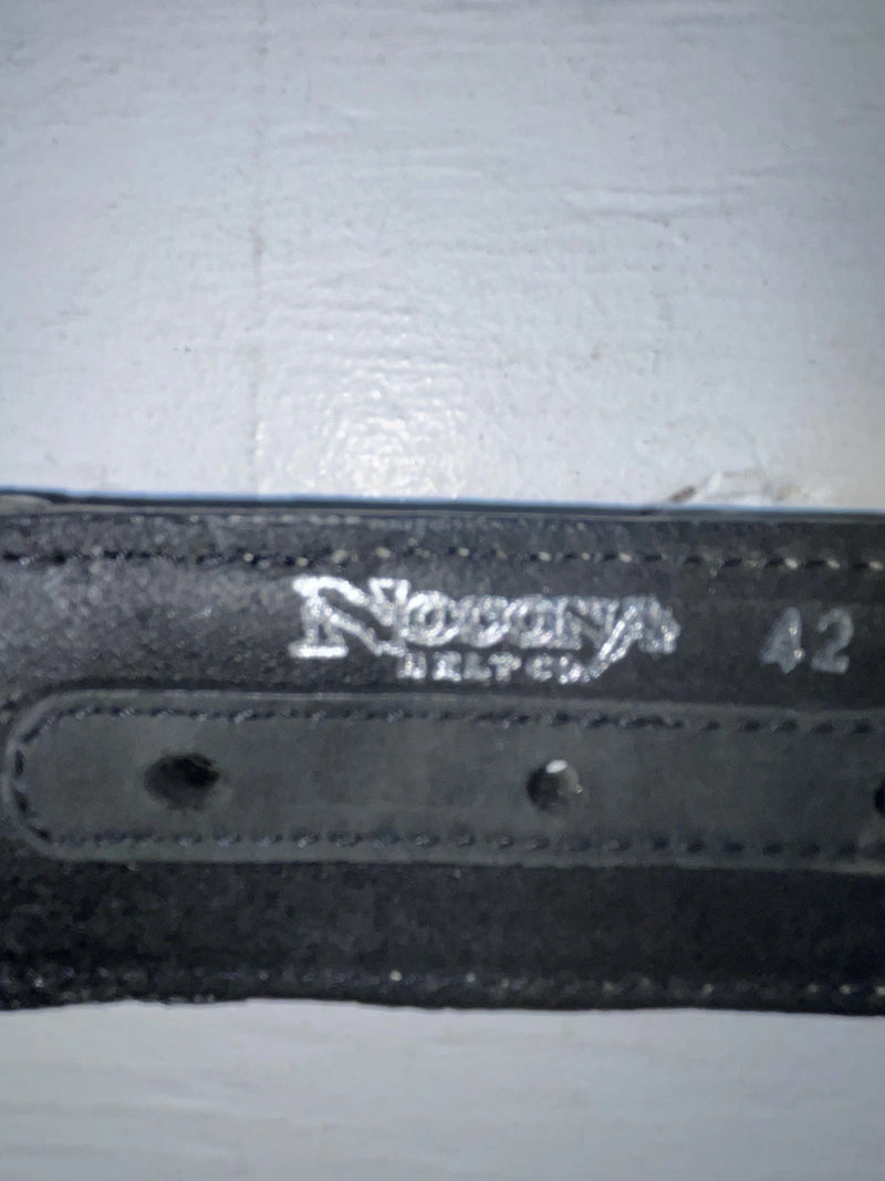 New Cow Print Genuien Leather Nocona Black Stud 42” Belt #N2440501 NN-123