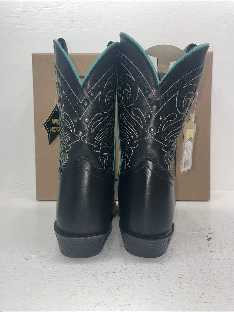 New Women’s Black Smoky Mountains Cowboy Boots. 6062 8.5 8 1/2 W. 15-51