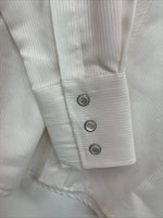 New Boys White Horse White Long Sleeve Pearl Snap Large DD-77