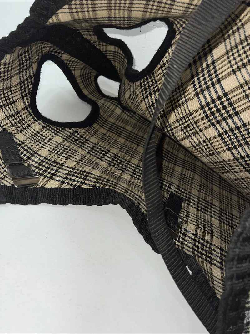New Brown Plaid Turnout Horse Neck Hood PP-22