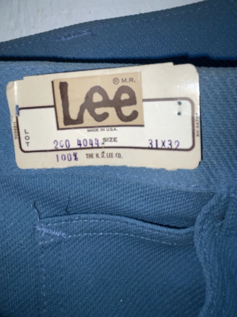 New Vintage Blue Lee Polyester Pants #2004044 VV-31