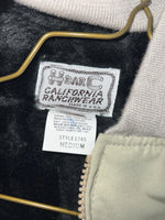 New Women’s HbarC California Ranchwear Tan Jacket Wool Medium BB-605