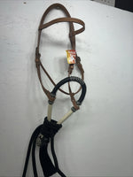 New Royal King Black Bit less Bridle #45-296-31-0 W-1