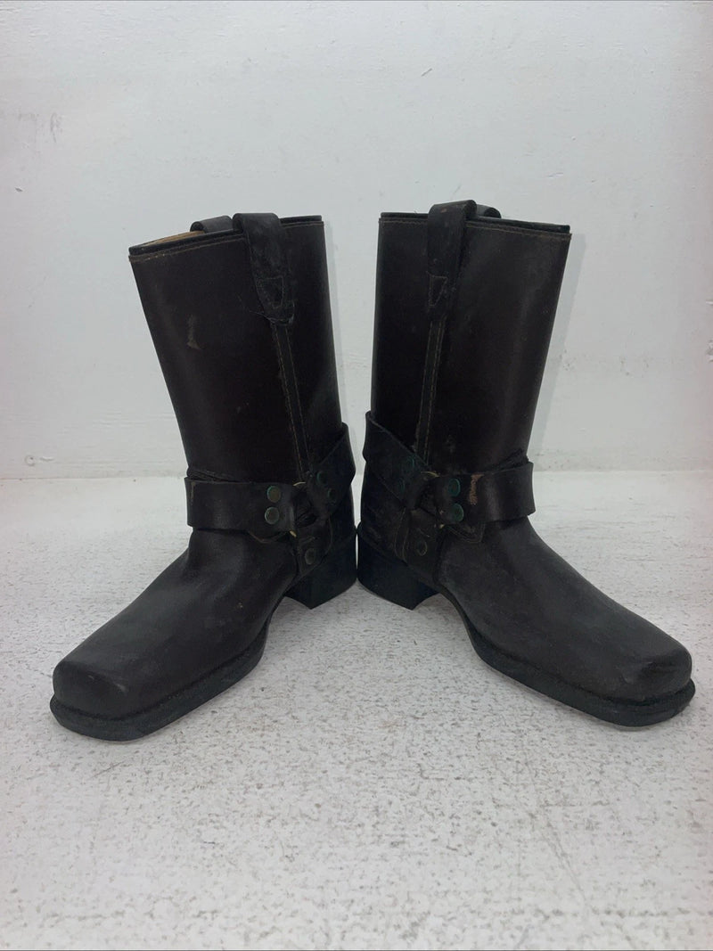 New Kids Brown Texas Brand Cowboy Boots. 3909 13 D. 23-40