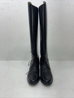 New Women’s Black Ovation English Riding Boots. L 023 7.5 7 1/2 R. 12-15