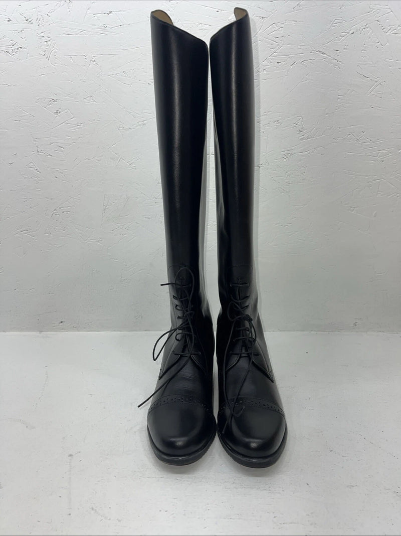 New Women’s Black Ovation English Riding Boots. L 023 7.5 7 1/2 R. 12-15