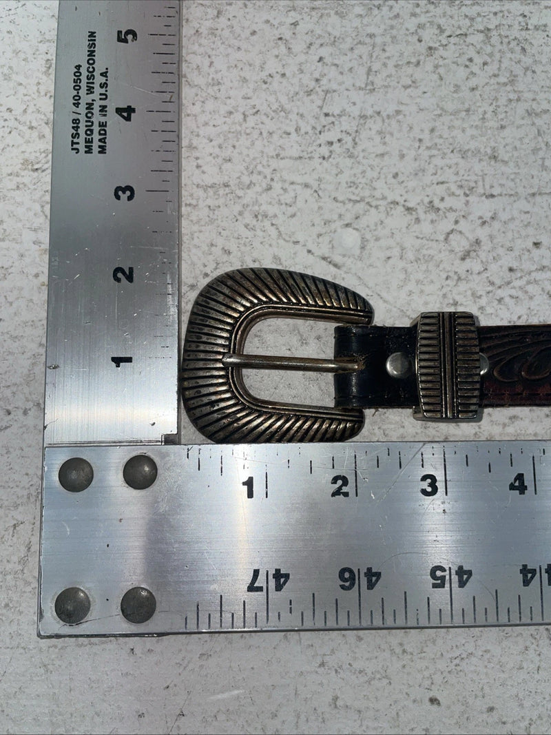 New Brown Genuine Leather Chambers Belt 34” #WA658 Z-5