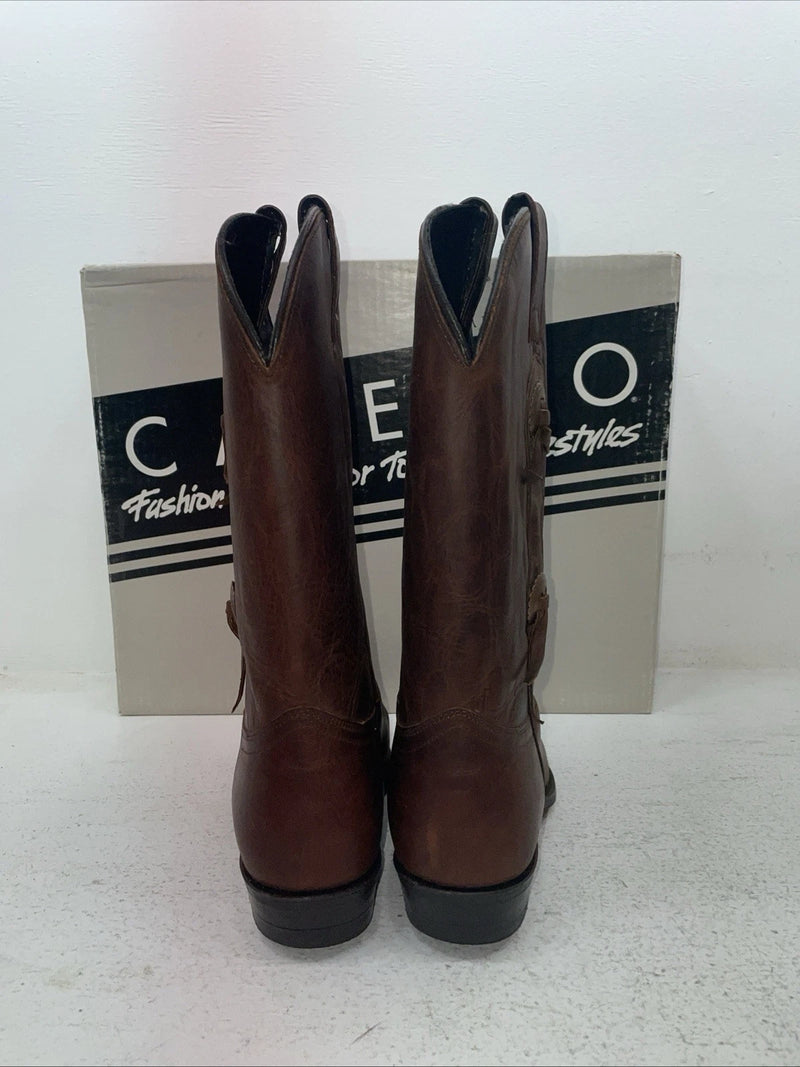 New Men’s Brown Capezio Cowboy Boots. M C 611 7 D. 1-45