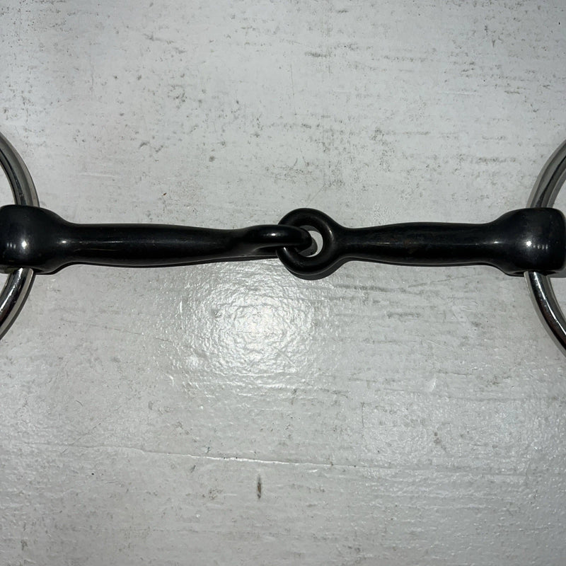New Congress Leather O Ring Smooth Mouth Snaffle 5” Bit. #47784 U-9