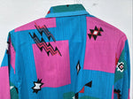 New Women’s Wrangler Multicolor Design Long Sleeve Button Up Medium MM-119