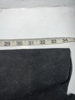 NOS Black Show Chaps With Fringe Adjustable Waist 46” I-69