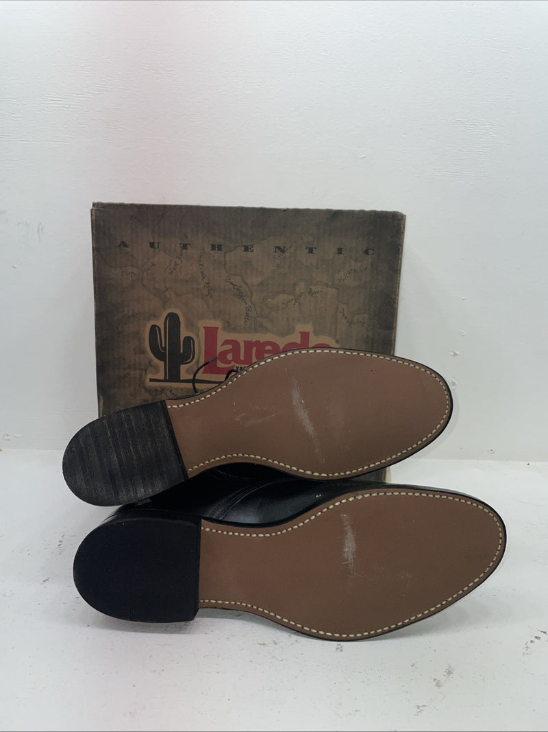 New Men’s Black Lace Up Laredo Cowboy Boots. 1220 13 E E. 8-49