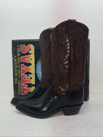 New Men’s Brown Texas Brand Cowboy Boots. 7230 9 E E. 3-30
