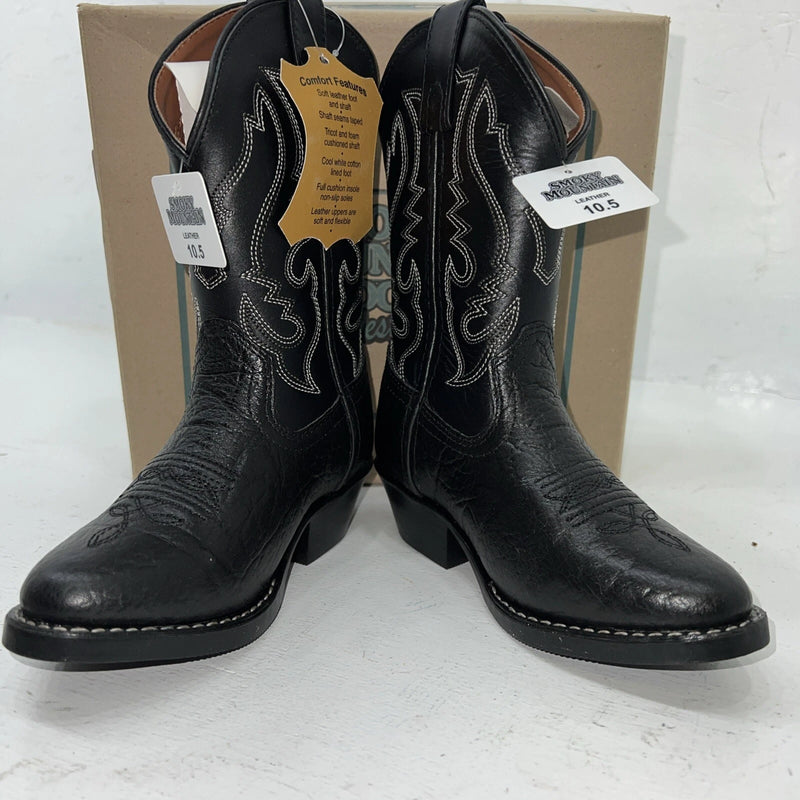 New Children’s Black Smoky Mountain Cowboy Boots. 1117 C 10.5 10 1/2. 24-65