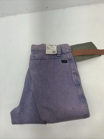New Women’s Purple Wrangler Silverlake Denim Jeans. 9/10x34 O-7