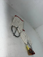 New Tough 1 White Red Mohair 24” Cinch #59-1212 BB-1