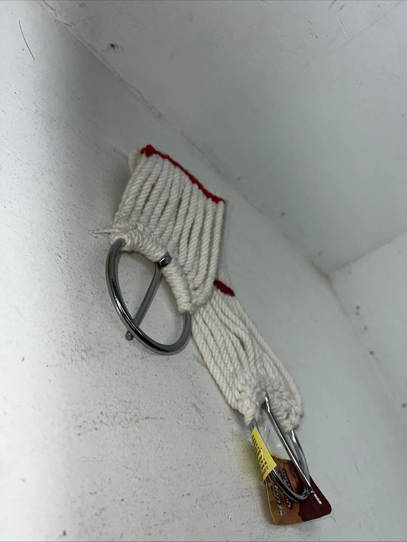 New Tough 1 White Red Mohair 24” Cinch #59-1212 BB-1