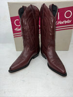 New Woman’s Wine Capezio Cowboy Boots. L 553 6.5 6 1/2 M. 19-129