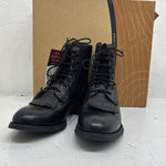 Black Lace Up Women’s Work Boots Size 7b 17-3