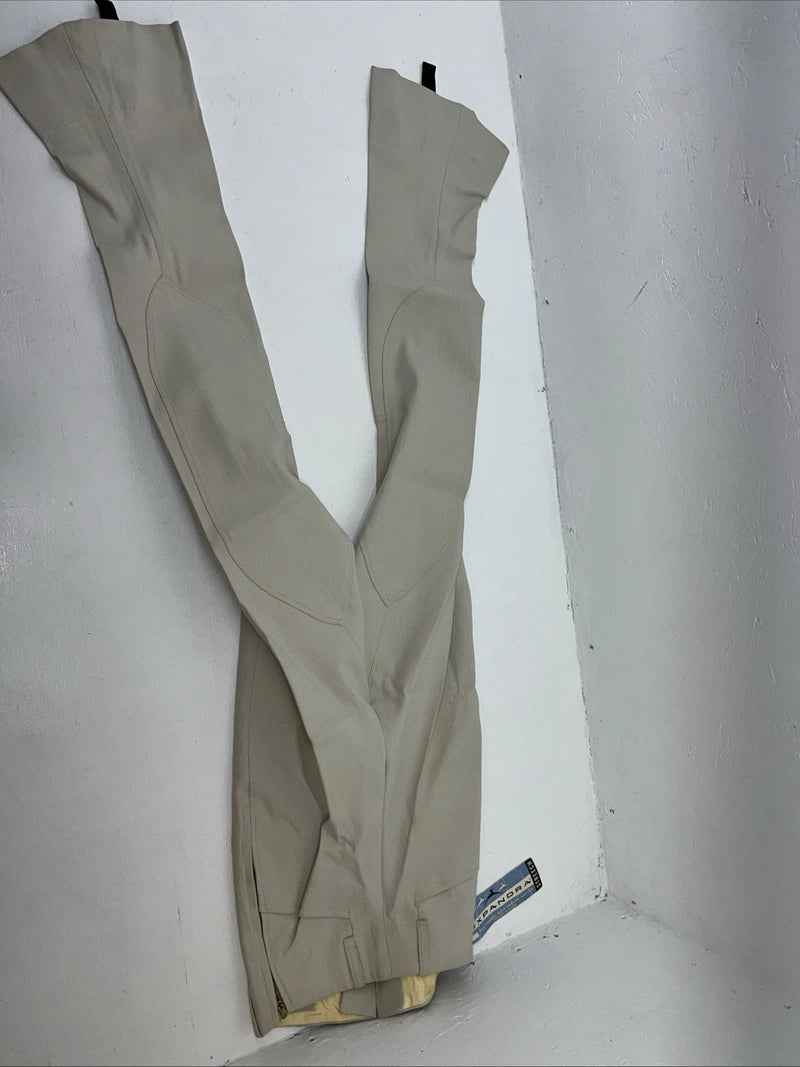 New Women’s Tan Equestrian English Riding Pants. C 611 24 L  D-92