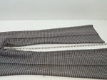 New Vintage Black Striped Panhandle Slim Polyester Pants #8076 OO-93