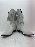New Women’s White Capezio Cowboy Boots. L 697 8.5 8 1/2 M. 15-21
