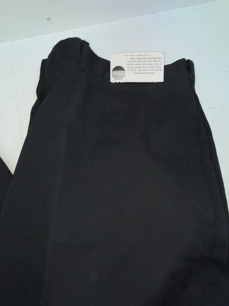 New Vintage Black Lee Polyester Pants #7429 XX-67