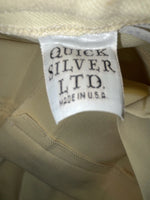 New Vintage Yellow Quicksilver Polyester Pants #2662 XX-55