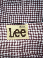 New Vintage Red And White Checkered Lee Polyester Pants #2600362 SS-84