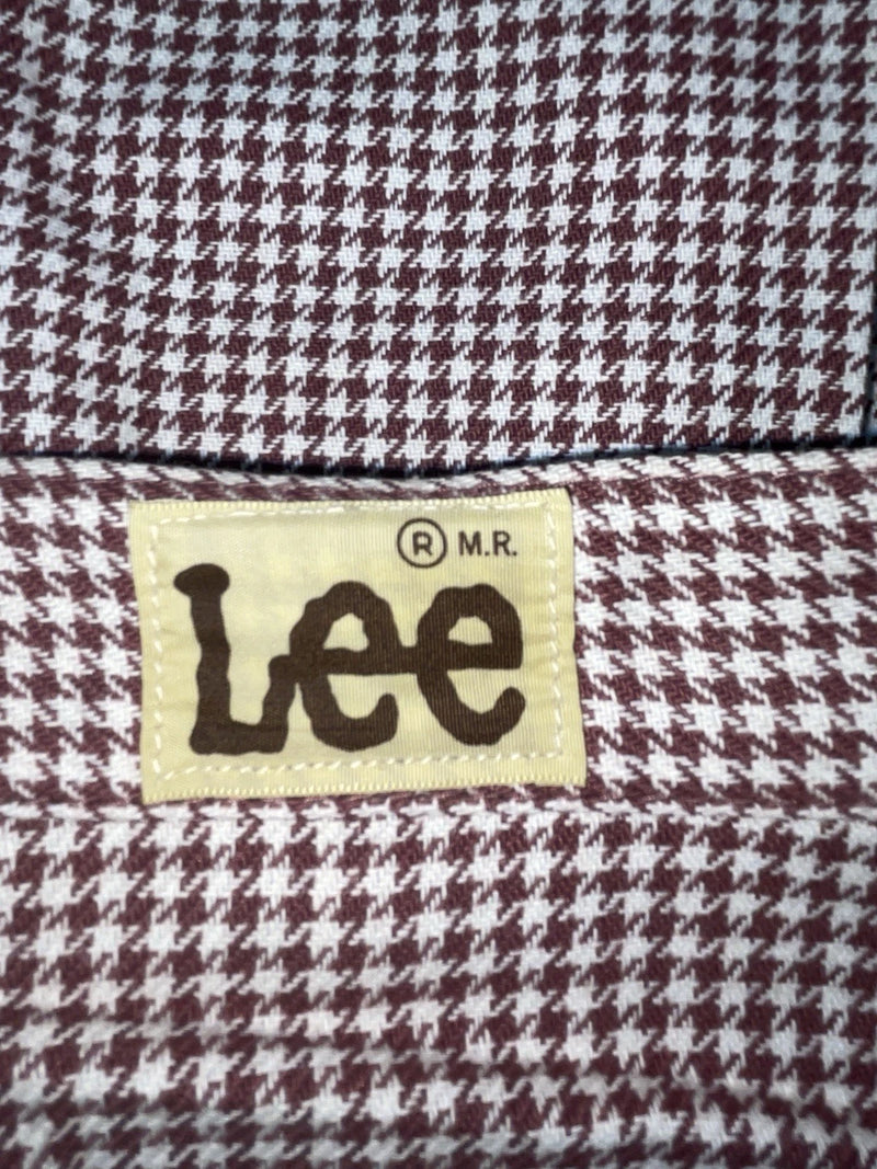 New Vintage Red And White Checkered Lee Polyester Pants #2600362 SS-84