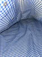 New men’s RockMount Ranch Blue Long Sleeve Pearl Snap 15 X 35 Medium B-81