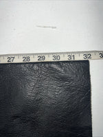 NOS Black Leather Show Chaps Adjustable Waist 45” Small N-37