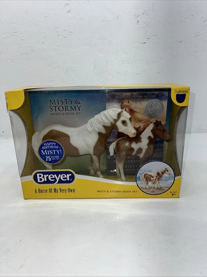 New In Box Paint Ponies Misty And Stormy Book Set. #1157 R-6